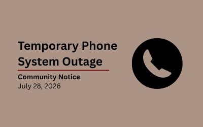 Temporary Phone System Outage